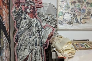 Xin Song, 'Thinking Collections: Open Studios | Artists at EFA,' Artist Studio, The Elizabeth Foundation for the Arts, Midtown, New York (20 October 2018). Courtesy Asia Contemporary Art Week. Photo: Li Fong. 